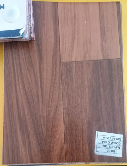 Mega Pearl Polo Wood Brown Pvc Flooring
