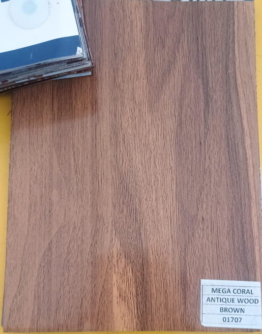 Mega Pearl Antique Wood Brown Pvc Flooring