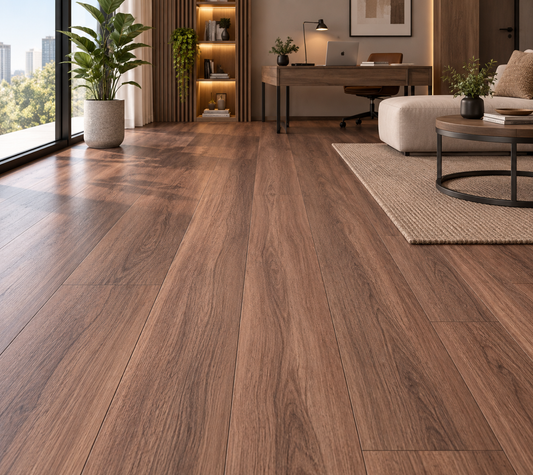 Mega Pearl Antique Wood Brown Pvc Flooring