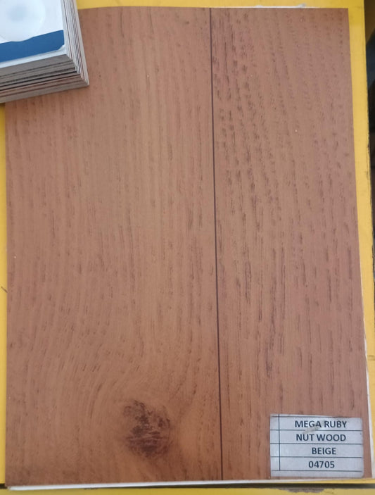 Mega Ruby Beige Nut Wood Beige Pvc Flooring