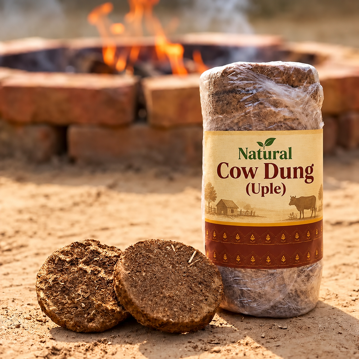 Natural Cow Dung Uple
