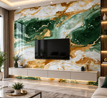 Green Diamond Pvc Self adhesive Pvc Wallpaper